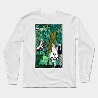 Intrigue In The Park 1920s Fashionable Women Today, Fernand Siméon Long Sleeve T-Shirt